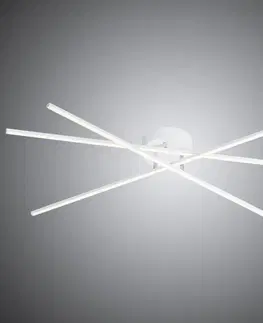 Stropné svietidlá Trio Lighting Biele LED svietidlo Tiriac funkcia Switchdim