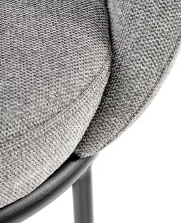 Jedálenské stoličky HALMAR K482 jedálenská stolička sivá / čierna