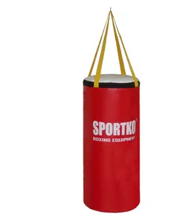 Boxovacie vrecia a hrušky Detské boxovacie vrece SportKO MP9 24x50cm / 5kg čierno-biela