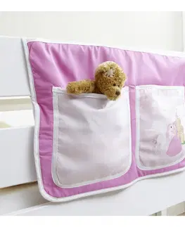 Príslušenstvo k detským posteliam Vrecko Na Posteľ Ružové