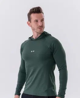 Pánske tričká Pánske tričko Nebbia 330 Dark Green - XL