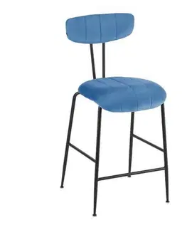 Barové stoličky Barová Stolička Tylor Modrá