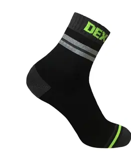 Pánske ponožky Nepremokavé ponožky DexShell Pro Visibility Grey Stripe - L