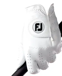 rukavice Pánska golfová rukavica Footjoy CabrettaSof pre pravákov biela