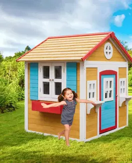 Detské drevené domčeky Detský záhradný domček NOAH