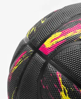 basketbal Basketbalová lopta veľkosť 7 R500 červeno-žltá