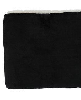 Deky KONDELA Kasala Typ 3 obojstranná deka 127x152 cm čierna