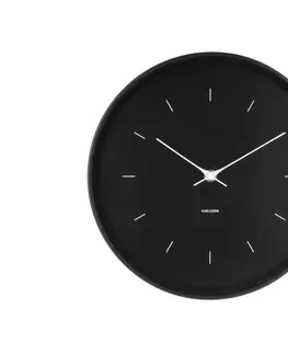 Hodiny Dizajnové nástenné hodiny 5708BK Karlsson 27cm