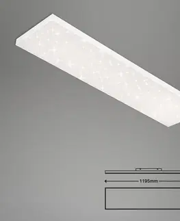 Stropné svietidlá Briloner Hviezdne nebo LED Frameless CCT, 120 x 30 cm