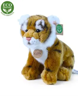 Plyšáci Rappa Eco-Friendly tiger hnedý sediaci 25 cm