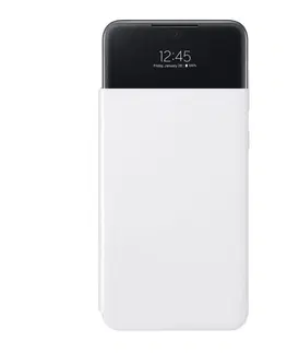 Puzdrá na mobilné telefóny Knižkové puzdro S View pre Samsung Galaxy A33 5G, biela EF-EA336PWEGEE