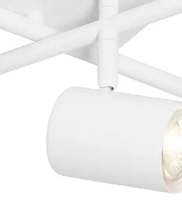 Bodove svetla Moderná stropná lampa biela 5 -svetelná nastaviteľná - Jeana
