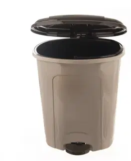 Odpadkové koše Orion Kôš odp. UH s pedálom 30 l kávovo hnedá