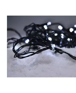 Vianočné osvetlenie  1V53-W LED vianočná reťaz studená biela 5 m