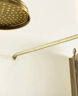 Sprchovacie kúty GELCO - ANTIQUE vzpera k zástenám 400, bronz GQV220