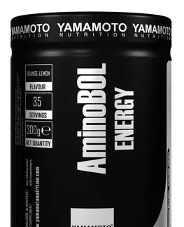 Práškové pumpy AminoBol Energy (predtréningová BCAA formula) - Yamamoto 300 g Orange-Lemon