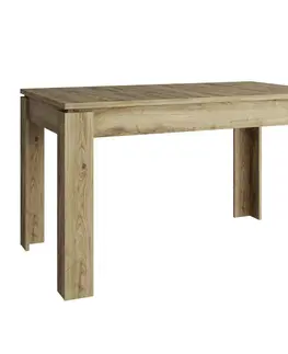 Jedálenské stoly Rozkladací stôl, 132/175x80 cm, dub navarra, DORSI