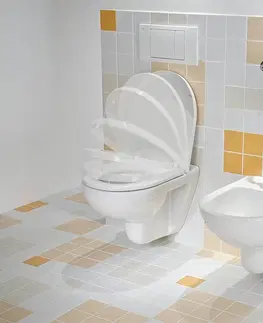 Záchody GEBERIT KOMBIFIXBasic vr. matného tlačidla DELTA 25 + WC JIKA LYRA PLUS + SEDADLO duraplastu SLOWCLOSE 110.100.00.1 21MA LY5