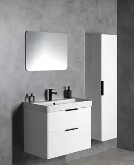 Kúpeľňa AQUALINE - DENEB umývadlová skrinka 77,3x55x43,5cm, biela mat DN280