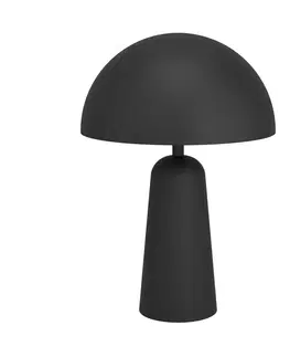 Stolové lampy EGLO Stolová lampa Aranzola, vyžarujúca nadol, čierna