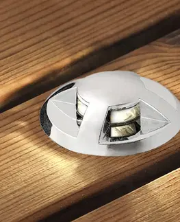 Nájazdové svietidlá Konstsmide Podlahové zapustené LED Mini 6 ks zakrivené