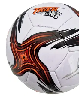 Hračky - Lopty a loptové hry STAR TOYS - Futbalová lopta Tiger oranžová veľkosť 5