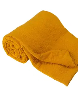 Detské deky Babymatex Detská deka žltá, 75 x 100 cm