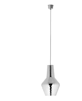 Závesné svietidlá Ailati Závesná lampa Romeo 130 cm strieborná kovová