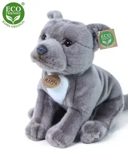 Plyšové hračky RAPPA - Plyšový pes stafordšírsky bulteriér 30cm ECO-FRIENDLY