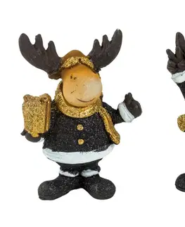 Vianočné dekorácie MAKRO - Los 8cm s okuliarmi rôzne druhy