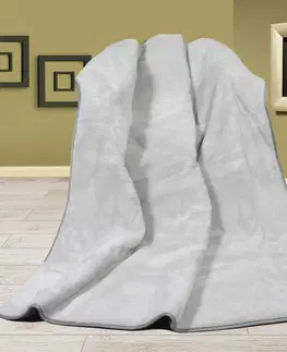 Prikrývky na spanie Bellatex vlnená deka Alpaka DUO UNI sivá, 155 x 200 cm