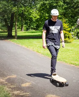 Elektrické skateboardy a longboardy Elektrický longboard Skatey 400 čierno-oranžový