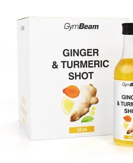 Antioxidanty Ginger and Turmeric Shot - GymBeam 50 ml.