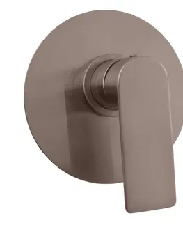 Kúpeľňové batérie SLEZAK-RAV - Vodovodná batéria sprchová vstavaná NIL - metal grey - kartáčovaná, Farba: METAL GREY - kartáčovaná NL183LMGK