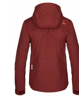 Dámske bundy a kabáty Dámska outdoorová bunda Kilpi ORLETI-M tmavo červená 34