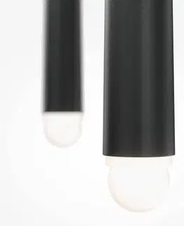 Závesné svietidlá Maytoni Závesné svietidlo Maytoni Cascade LED, čierne, 3 svetlá