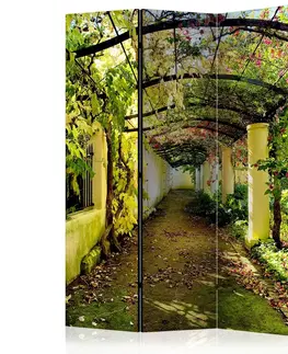Paravány Paraván Romantic Garden Dekorhome 135x172 cm (3-dielny)