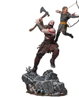 Zberateľské figúrky Socha Kratos and Atreus Art Scale 110 (God of War)
