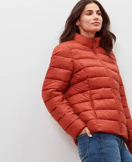 Coats & Jackets Prešívaná bunda, oranžová