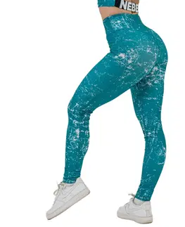 Dámske klasické nohavice Legíny na cvičenie Nebbia ROUGH GIRL 616 Green - XS