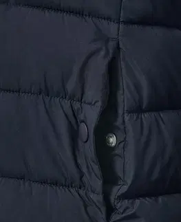 Coats & Jackets Prešívaná bunda s kapucňou, tmavomodrá