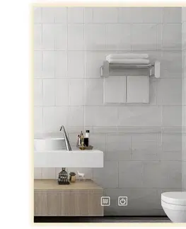 Kúpeľňa REA - Zrkadlo LED SQR 50x100cm HOM-02507