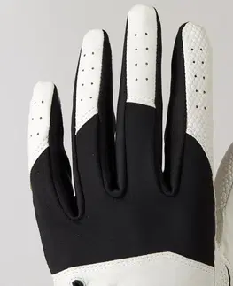 rukavice Dámska golfová rukavica 100 pre pravákov biela