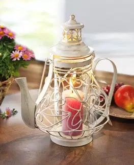Kvetináče, hrantíky a dekorácie Lampáš na čajovú sviečku Kanvica