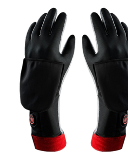 Zimné rukavice Univerzálne vyhrievané rukavice s nepremokavým návlekom Glovii GYB čierna - L-XL