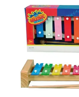 Hudobné hračky SIMBA - Xylofón S 8 Kovovými Klávesami, 27 Cm
