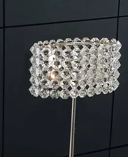 Stojacie lampy Marchetti BACCARAT krištáľová stojaca lampa priehľadná
