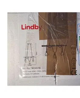 Svietidlá Lindby Lindby - Luster na lanku VENTURA 3xE27/60W/230V 