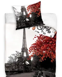 Bavlnené Obliečky bavlna Jeseň v Paríži
