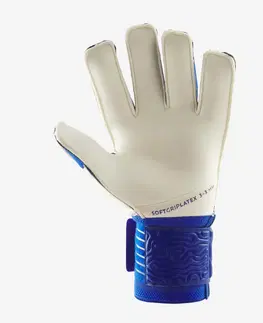 futbal Brankárske rukavice F500 Viralto Shielder bielo-modré
